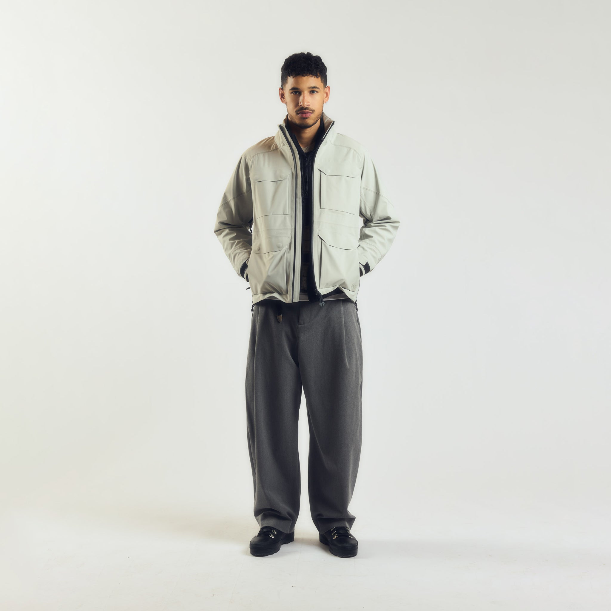 Atrium Jacket - Concrete – Navalyx