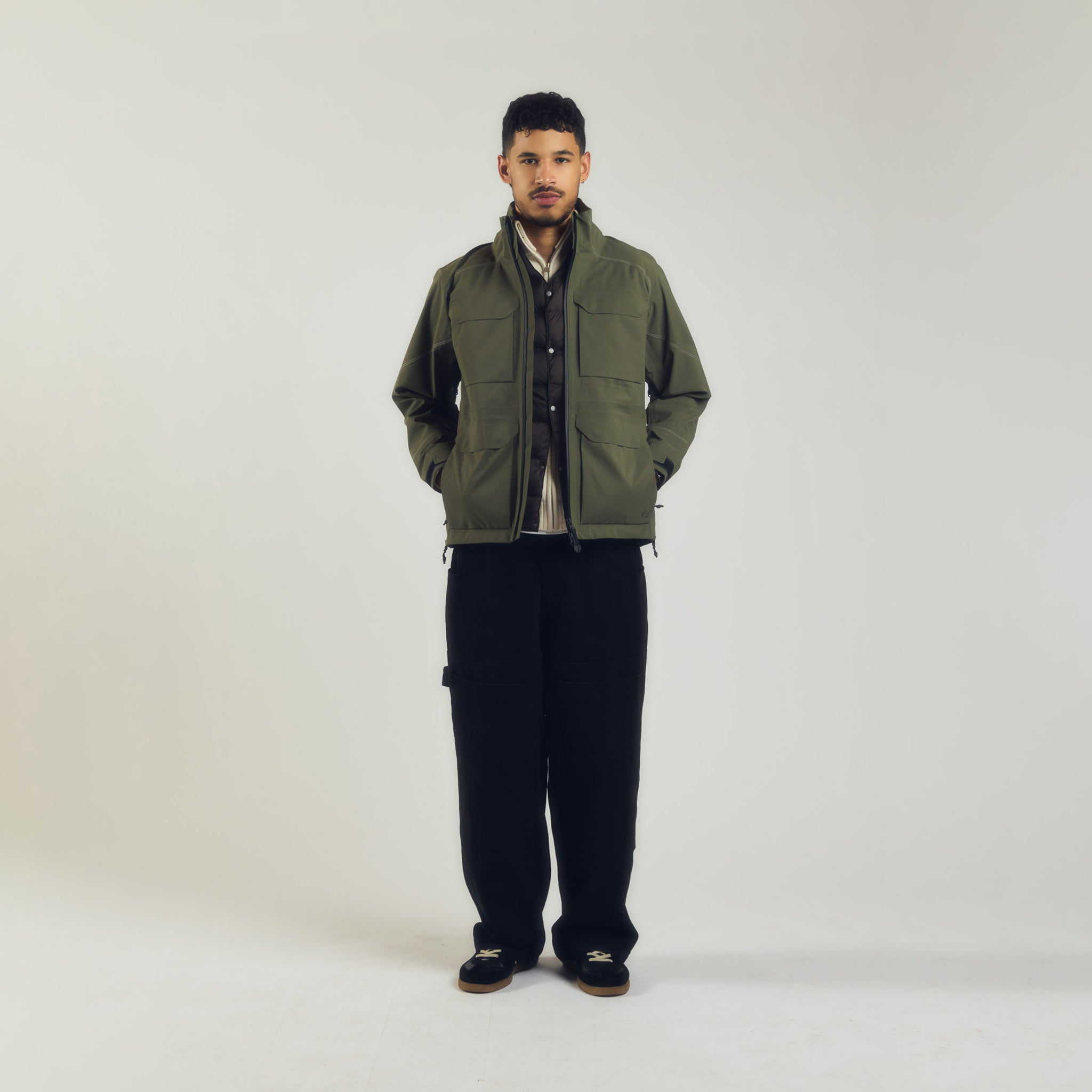 Atrium Shell Jacket - Olive – Navalyx